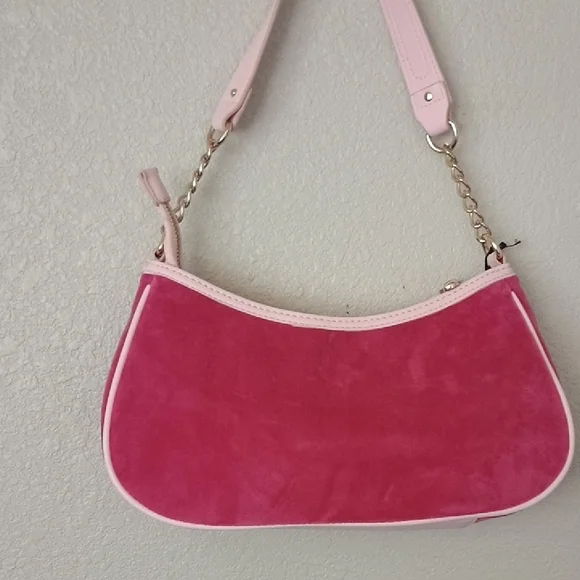 Juicy Couture Pink and Gold Shoulder Bag - Picture 5 of 9